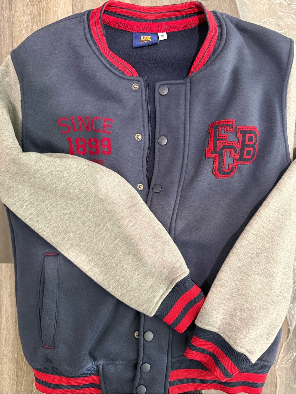 FC Barcelona Varsity Jacket